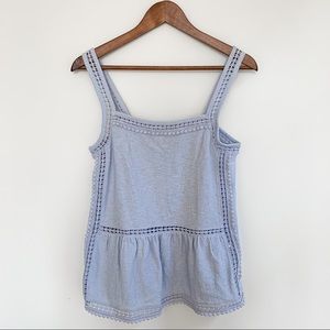 j. crew / pastel blue tank top